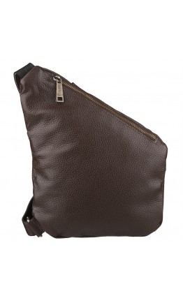 Коричневая мужская сумка на плечо - слинг Tarwa FCA-6402-4md
