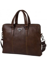 Стильный коричневый мужской портфель fr1060