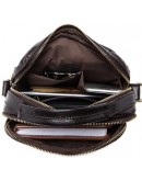 Фотография Плечевая кожаная мужская сумка с ручкой fr1100