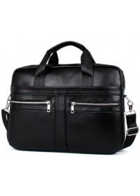 Чёрный мужской портфель - сумка для ноутбука fr1601