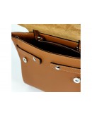 Фотография Женская коричневая кожаная сумка Grays FS-BB-3401C