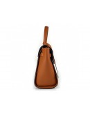 Фотография Женская коричневая кожаная сумка Grays FS-BB-3401C