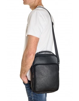 Вертикальная мужская кожаная сумка формата А4 REK-116-4-Flotar