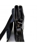 Фотография Мужская черная кожаная сумка на 2 отделения Tarwa GA-0022-4lx
