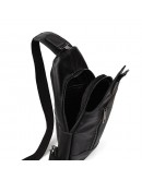 Фотография Кожаный мужской рюкзак - слинг на одно плечо Tarwa GA-0116-3md