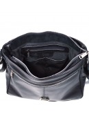 Фотография Черная вместительная кожаная сумка на плечо Tarwa GA-1046-3md