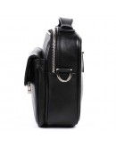 Фотография Черная кожаная мужская сумка барсетка TARWA GA-1427-4lx черная