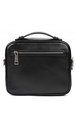 Черная кожаная мужская сумка барсетка TARWA GA-1427-4lx черная