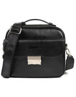 Черная кожаная мужская сумка барсетка TARWA GA-1427-4lx черная