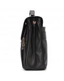 Фотография Кожаный мужской черный портфель на 2 отделения Tarwa GA-2067-4lx