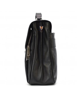 Кожаный мужской черный портфель на 2 отделения Tarwa GA-2067-4lx