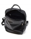 Фотография Мужской кожаный черный удобный рюкзак TARWA GA-3072-3md