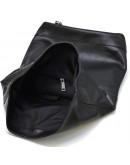 Фотография Кожаный черный вместительный рюкзак системы ролл-апп Tarwa GA-3463-4lx