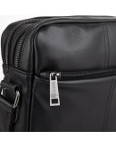 Фотография Черная кожаная сумка на плечо Tarwa GA-60121-34lx