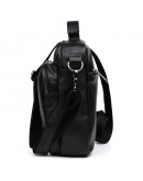 Фотография Мужская кожаная сумка на плечо - черная барсетка Tarwa GA-6018-3md