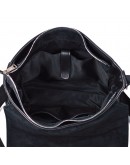 Фотография Черная вместительная кожаная сумка на плечо Tarwa GA-1046-3md