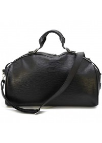 Кожаная черная дорожная спортивная сумка Tarwa GAstr-9552-4lx