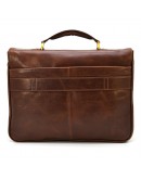 Фотография Кожаный мужской портфель на 2 отделения Tarwa GB-2067-4lx рыжий