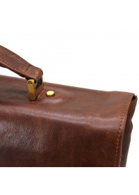 Кожаный мужской портфель на 2 отделения Tarwa GB-2067-4lx рыжий