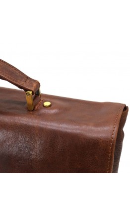 Кожаный мужской портфель на 2 отделения Tarwa GB-2067-4lx рыжий