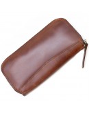 Фотография Кожаный коричневый мужской клатч - кошелек TARWA GB-711-3md