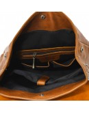 Фотография Мужской рыжий рюкзак из натуральной гладкой кожи Tarwa GB-9001-4lx