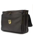 Фотография Кожаный мужской коричневый портфель на 2 отделения Tarwa GC-2067-4lx