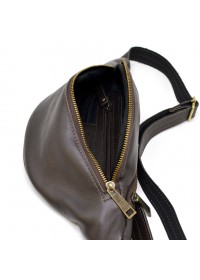 Коричневая мужская сумка на пояс Tarwa GC-3035-3md