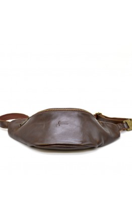 Большая коричневая сумка на пояс Tarwa GC-3036-4lx
