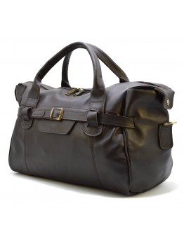 Дорожная коричневая кожаная сумка для командировок Tarwa 77079-3md-kor