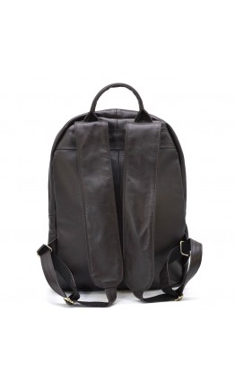 Кожаный коричневый вместительный рюкзак TARWA GC-7273-3md