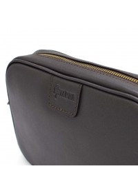 Кожаная мужская сумка барсетка TARWA GC-7310-4lx коричневая