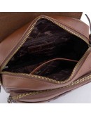 Фотография Коричневая кожаная мужская сумка на плечо GIORGIO FERRETTI GF3489LBROWN