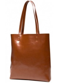 Женская вместительная кожаная сумка GR-2002LB