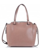 Фотография Кожаная женская розовая сумка Grays GR-6689LP