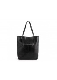 Черная деловая вертикальная женская сумка GR-8098A