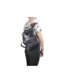 Фотография Черный женский кожаный рюкзак GR-830A-BP