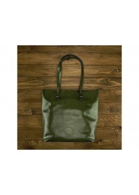 Кожаная зеленая женская сумка Grays GR-832GR