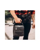 Фотография Кожаная мужская небольшая сумка на плечо Ricardo Pruno RP-FL-A25-1108A
