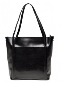 Черная женская кожаная сумка GR-2013A