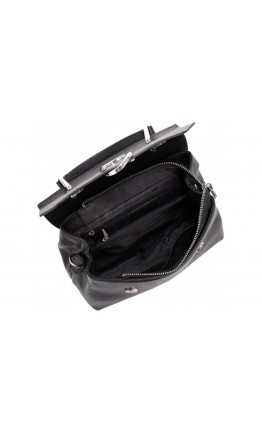 Черная женская сумка кожаная Grays GR3-6239A