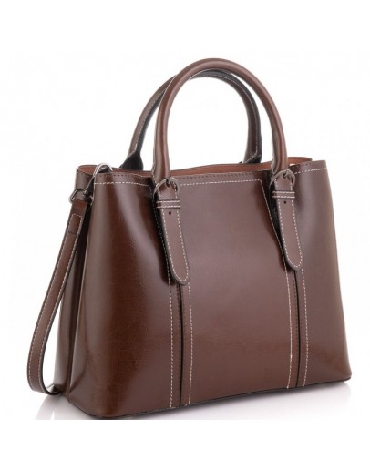 Фотография Женская коричневая сумка Grays GR3-8501B