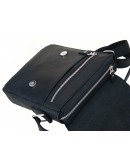Фотография Мужская черная кожаная сумка через плечо 71300-SGE