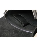 Фотография Мужская черная кожаная сумка через плечо 71300-SGE
