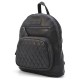 Кожаный женский черный фирменный рюкзак HILL BURRY HB15148A