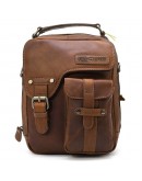 Фотография Кожаная мужская фирменная барсетка - сумка на плечо HILL BURRY HB3060