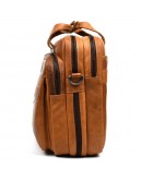 Фотография Вместительная кожаная фирменная мужская сумка HILL BURRY HB4075B