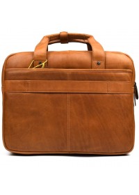 Вместительная кожаная фирменная мужская сумка HILL BURRY HB4075B