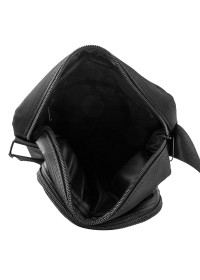 Черная мужская тканевая сумка на плечо JCB Borderline 32 Black