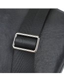 Фотография Кожаная мужская черная сумка на плечо JD1069A